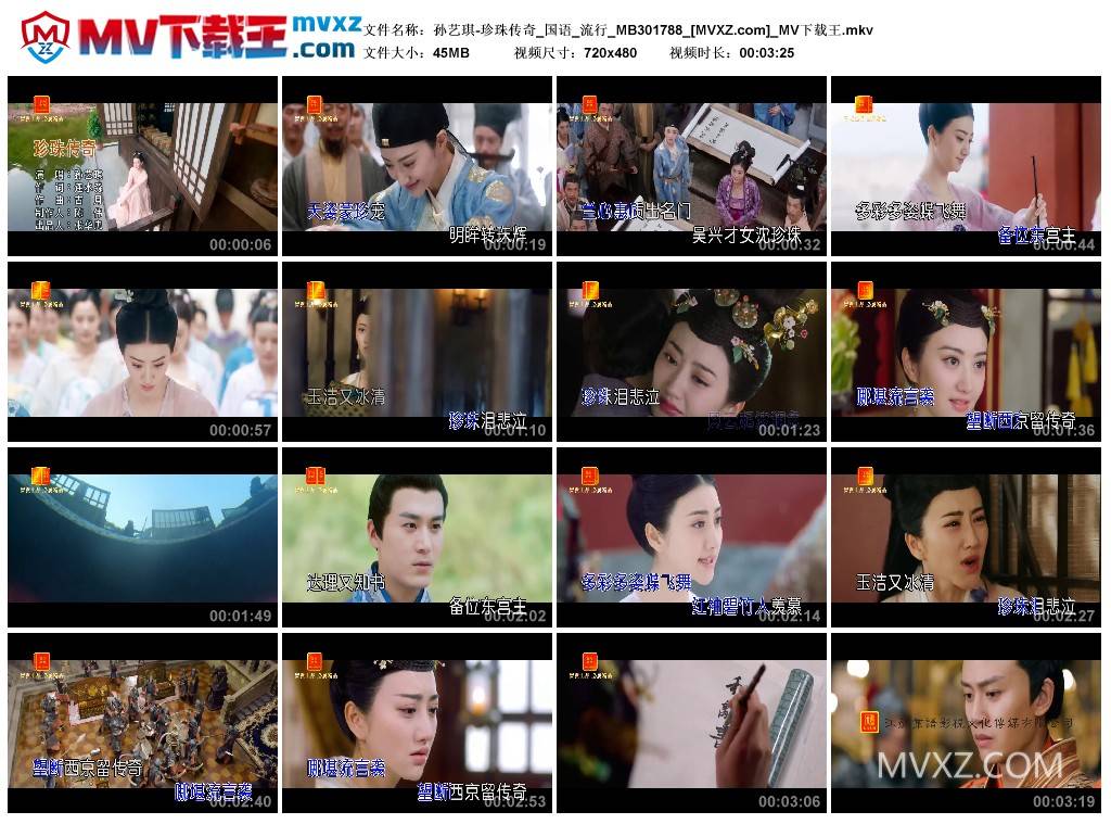 孙艺琪-珍珠传奇_国语_流行_MB301788